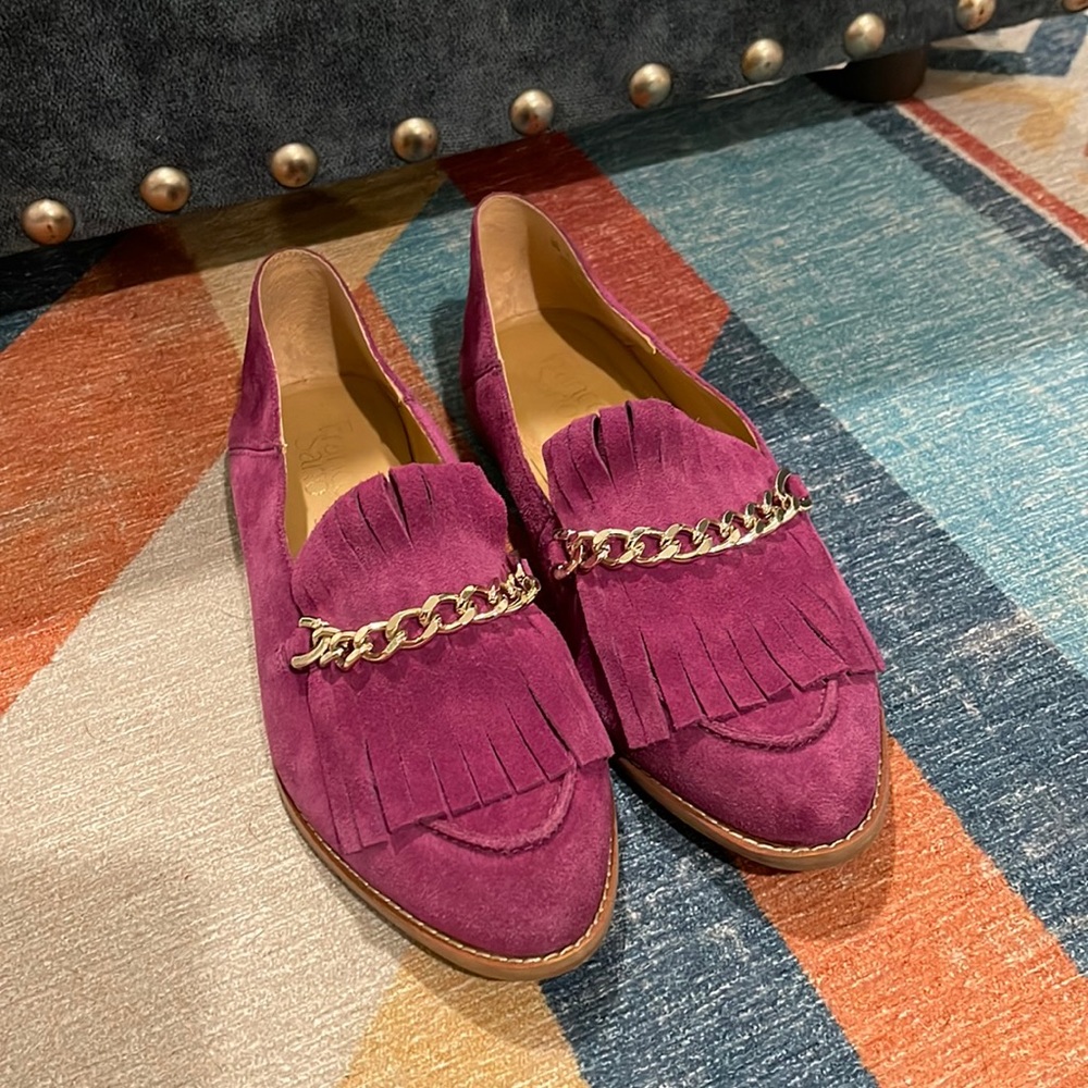 Gorgeous Purple/Pink Franco Sarto Andie Loafers in Women’s 9